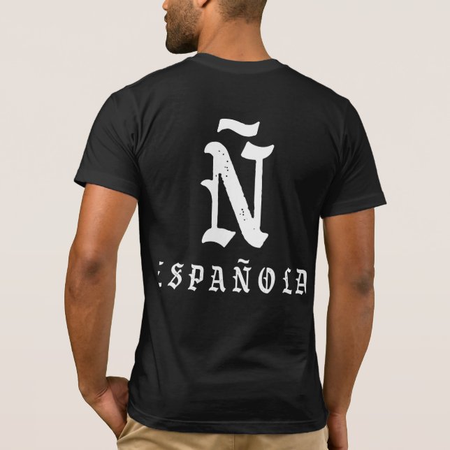 "Ñ" Española New Mexico T-shirt (Baksida)