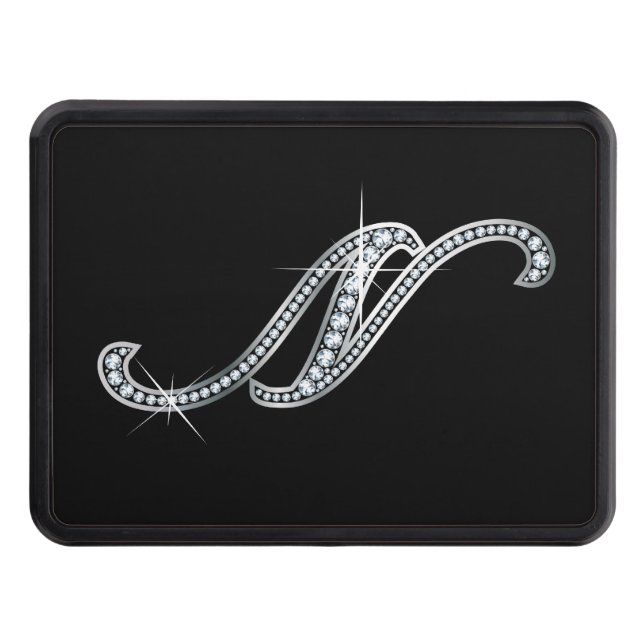 N Faux-"Diamond Bling" Tow Hitch Cover Dragkroksskydd (Framsidan)