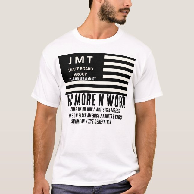 N Fler Ord Herr Basic T-Shirt (Framsida)