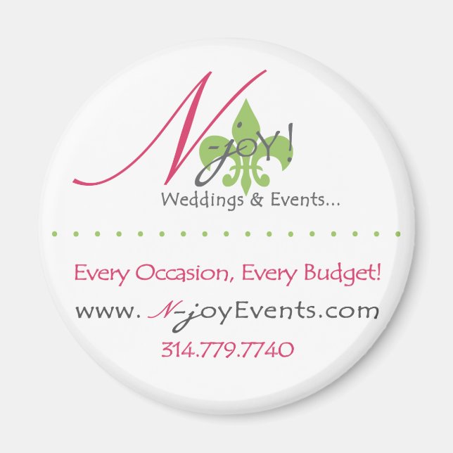 N-joY! Marknadsföringsmagnet Magnet (Framsidan)