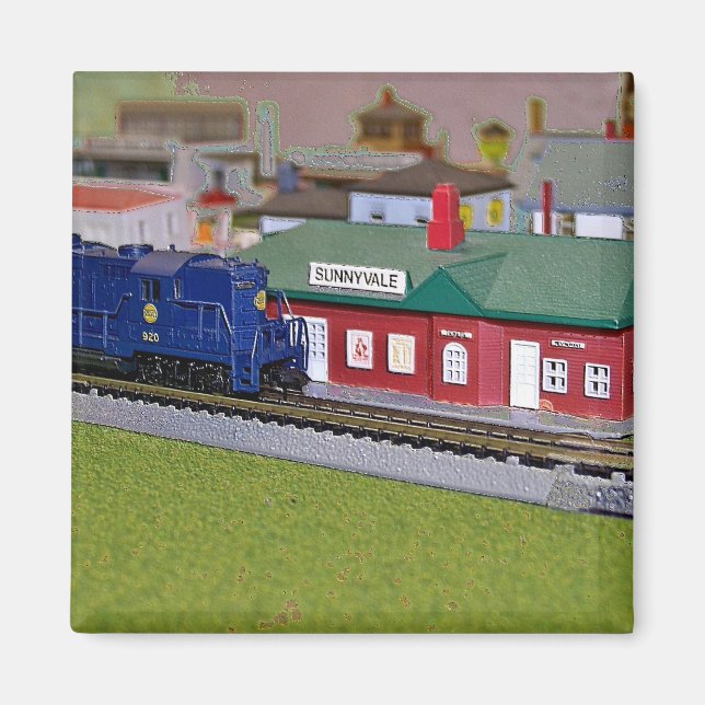 N  modell Tåg byage Magnet (Framsidan)