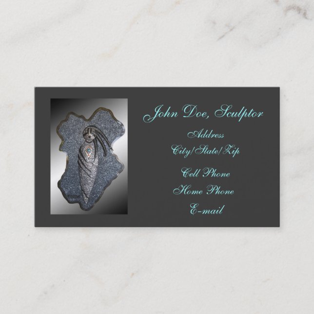 N.N SKULPTÖRVISITKORT VISITKORT (Framsida)