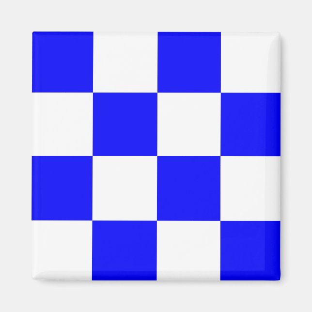 "N" (November) Signalflaggor Magnet (Framsidan)