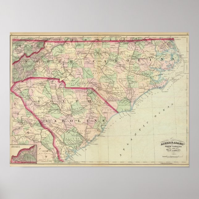 N & S Carolina 2 Poster (Framsidan)