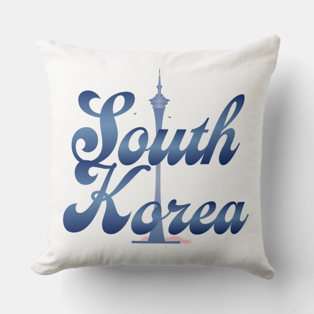 N Söul Torn Sydkorea Kudde (Framsida)