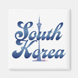 N Söul Torn Sydkorea Magnet