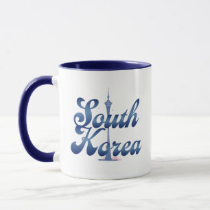 N Söul Torn Sydkorea Mugg