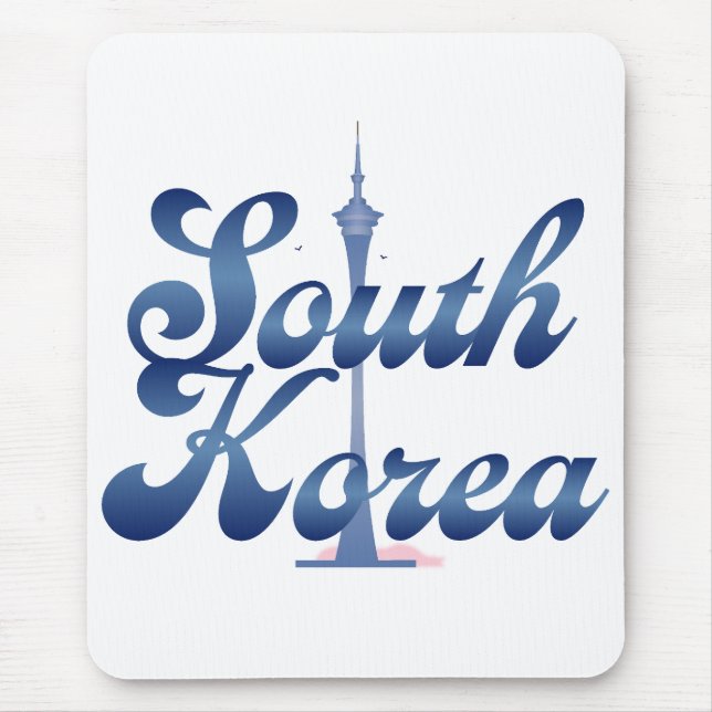 N Söul Torn Sydkorea Musmatta (Framsidan)