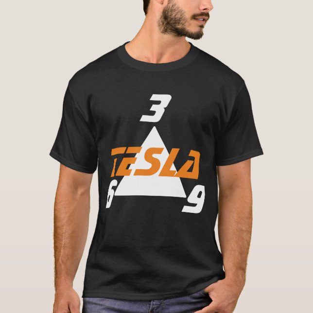N Tesla 3, 6, 9 T Shirt (Framsida)