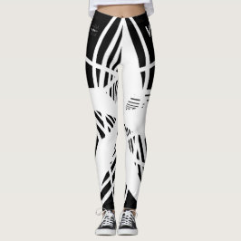 N-VII [BLK/WHT] LEGGINGS