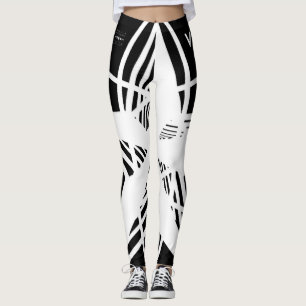 N-VII [BLK/WHT] LEGGINGS