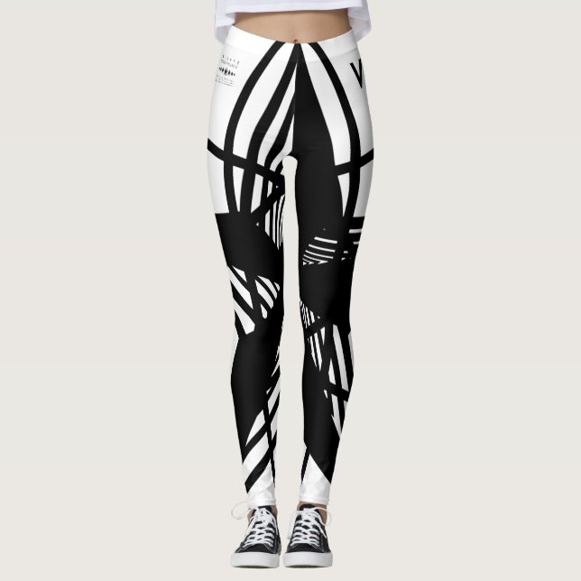 N-VII [VIT/SVT] LEGGINGS (Framsida)