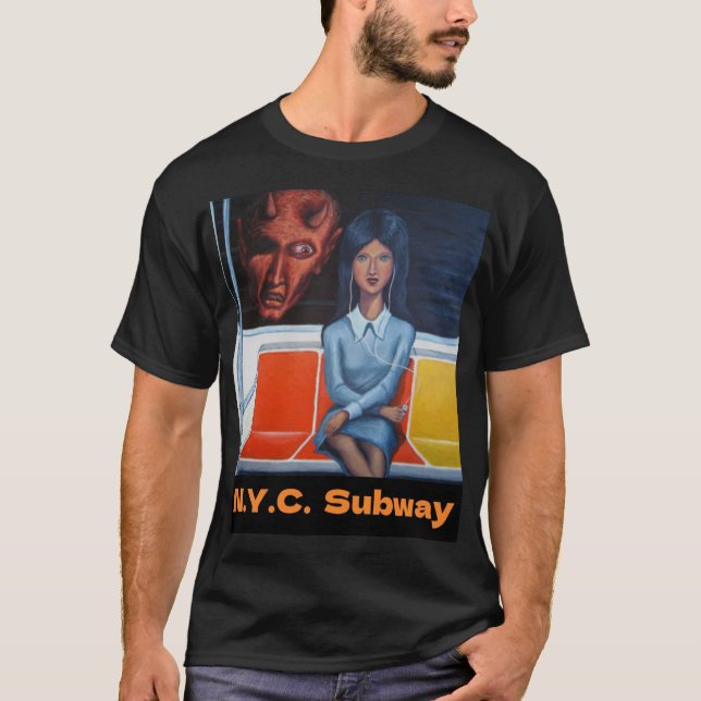N.Y.C. Tunnelbanan T-shirt (Framsida)