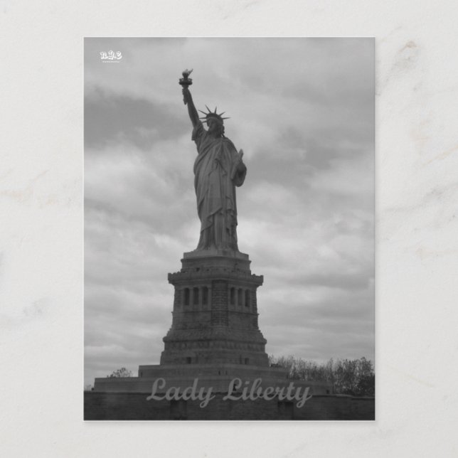 N.Y.E Dam Liberty Vykort (Framsida)