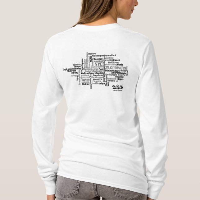 N.Y.E-Plocka-en-Ord T-shirt (Baksida)