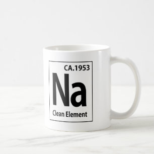 NA Clean Inslag Periodic Bord Kaffemugg