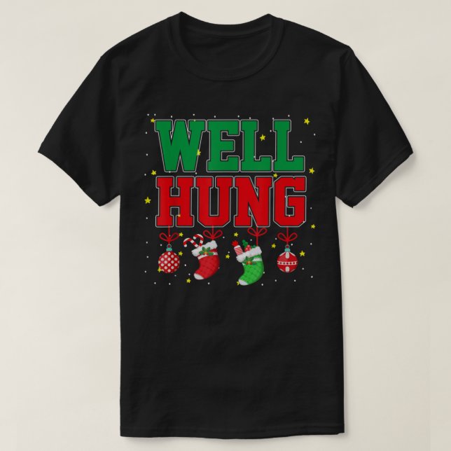 Nå Hung Jul, roligt julklapp T Shirt (Design framsida)