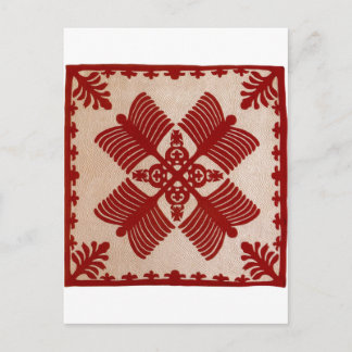 Na Kalaunu Me Na Kāhili, quilt Vykort