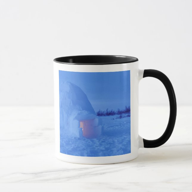 NA, Kanada, Manitoba, Churchill. Arktisk igloo Mugg (Höger)
