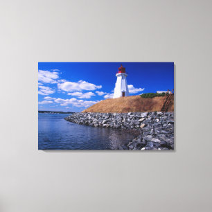 NA, Kanada, New Brunswick, Campabello Island. Canvastryck