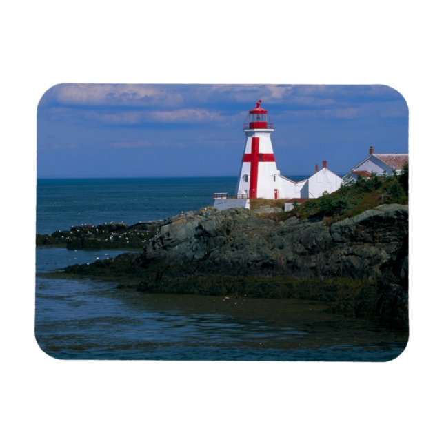 NA, Kanada, New Brunswick, Campobello Island. 4 Magnet (Horisontell)