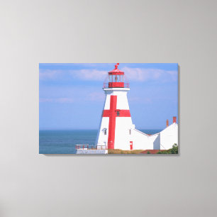 NA, Kanada, New Brunswick, Campobello Island. 6 Canvastryck