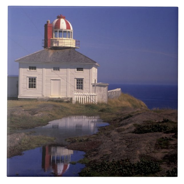 NA, Kanada, Newfoundland, Cape Spear. Gamla Cape Kakelplatta (Framsidan)