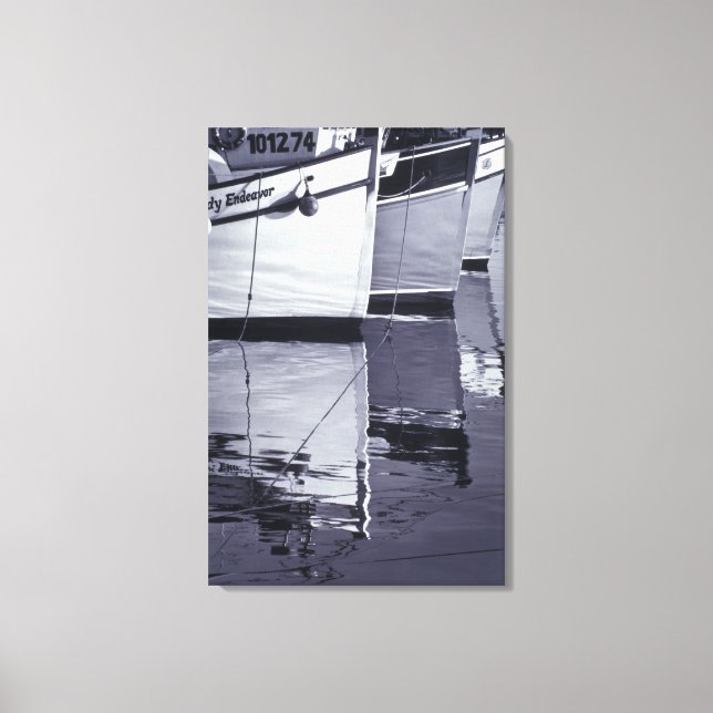 NA, Kanada, Nova Scotia, Digby. Fiskefartyg. Canvastryck (Framsida)