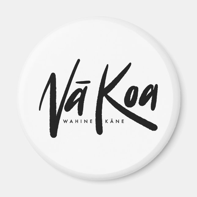 Na Koa Magnet (Circle) (Framsidan)