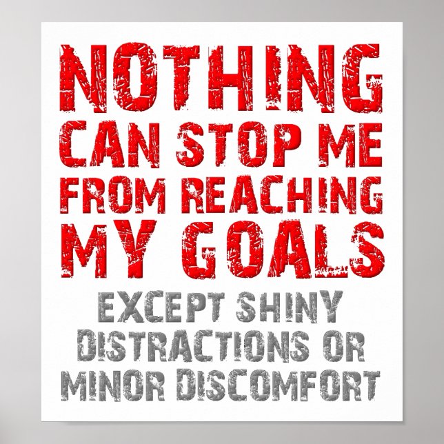 Nå mina mål Rolig Affisch (Framsidan)