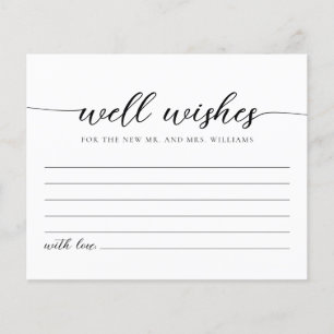 Nå Önskemål för Bride and Groom Card
