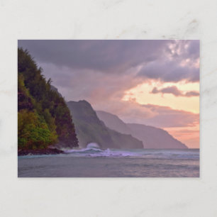 Na Pali Kusten Kauai, Hawaii Vykort