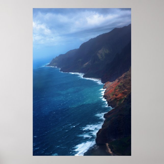na pali kusten kauai poster (Framsidan)