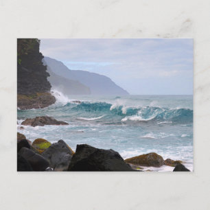 Na Pali Kusten på Kauai, Hawaii Vykort
