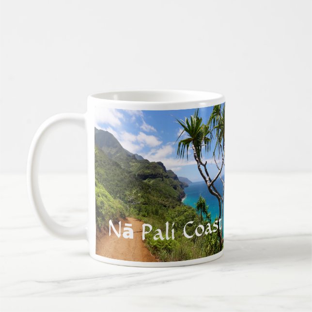 Nā Pali Kusten State Park, Kauai Kaffemugg (Vänster)