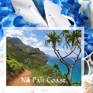 Nā Pali Kusten State Park, Kauai Vykort
