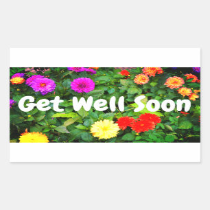 Nå snart flera Dahlias #1-2 Stickers Rektangulärt Klistermärke