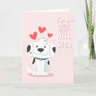 Nå snart, gosse Puppy Hälsning Kort