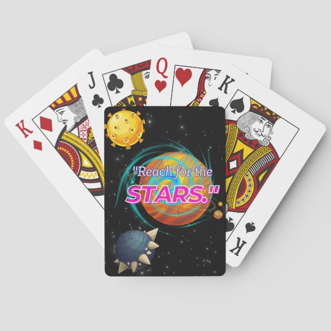 NÅ UPP TILL STJÄRNORNA CASINOKORT (Baksidan)