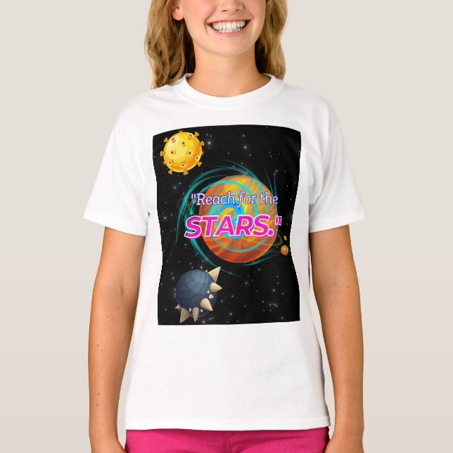 NÅ UPP TILL STJÄRNORNA T SHIRT (Framsida)