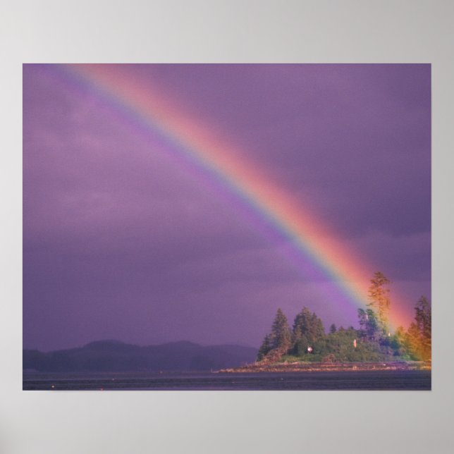 NA, USA, Alaska, Southeast Alaska, Inside 2 Poster (Framsidan)