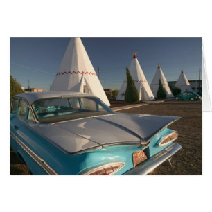 NA, USA, Arizona, Holbrook Route 66, Wigwam 2 Hälsningskort
