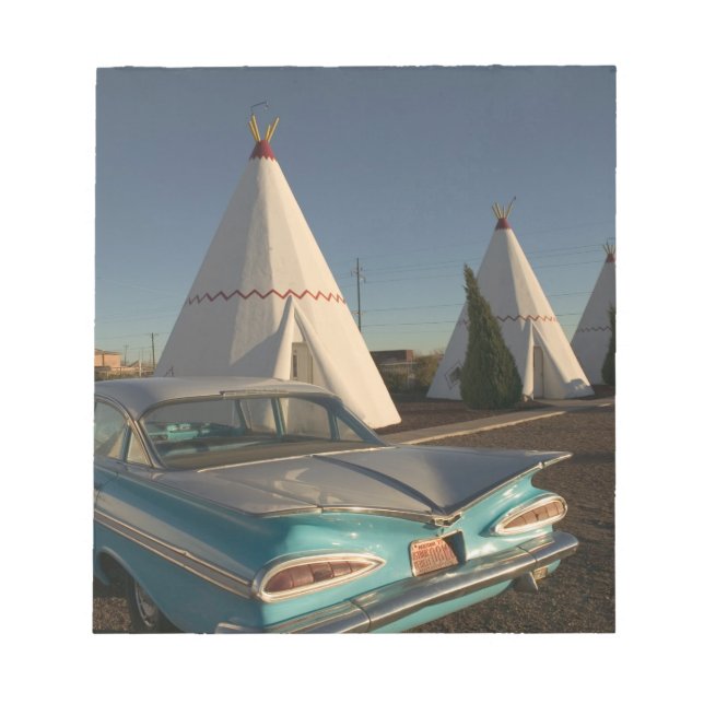 NA, USA, Arizona, Holbrook Route 66, Wigwam Anteckningsblock (Framsida)