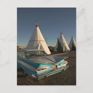NA, USA, Arizona, Holbrook Route 66, Wigwam Vykort
