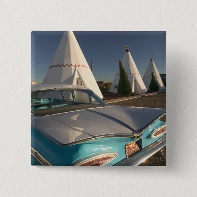 NA USA, Arizona, Holbrook rutt 66, Wigwam 2 Knapp (Framsida)