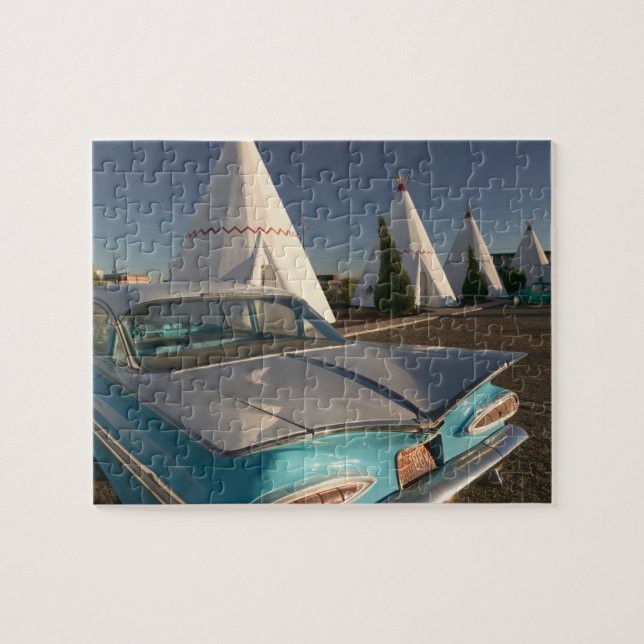 NA USA, Arizona, Holbrook rutt 66, Wigwam 2 Pussel (Horisontell)