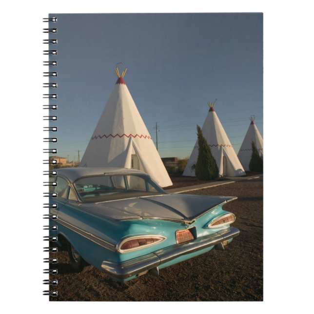 NA USA, Arizona, Holbrook rutt 66, Wigwam Anteckningsbok (Framsidan)