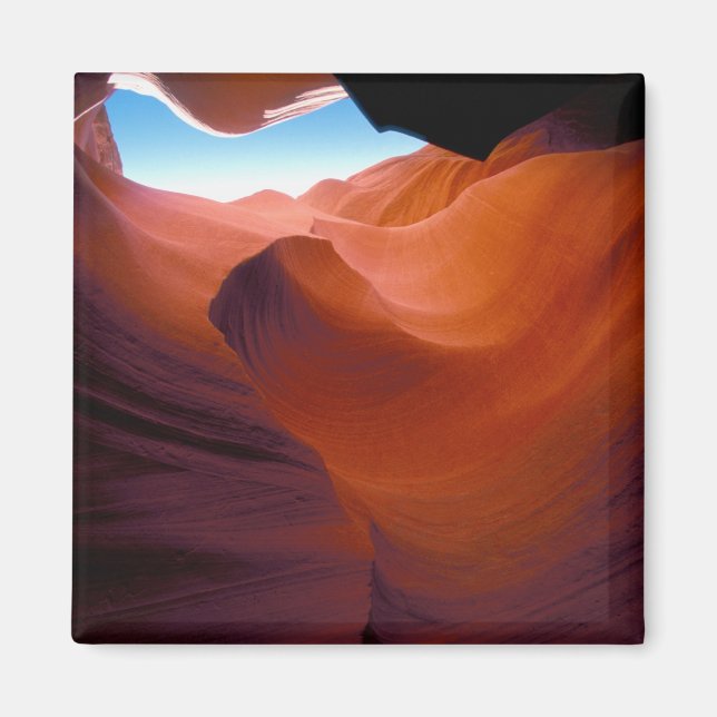 NA, USA, Arizona, Paria canyon. Sandsten Magnet (Framsidan)