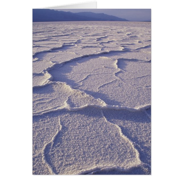 NA, USA, Kalifornien. Dödsdalen National Hälsningskort (Framsidan)