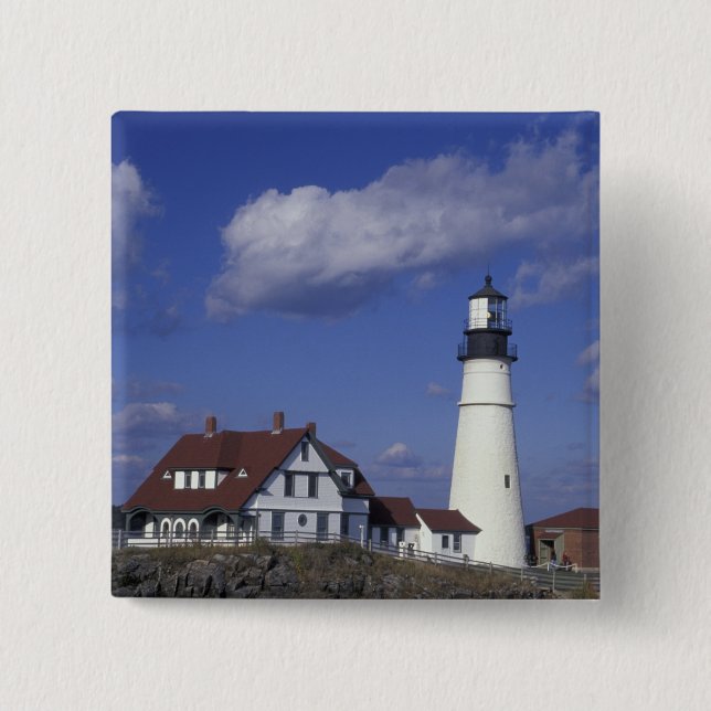 NA, USA, Maine, nära Portland, Portland Head Knapp (Framsida)